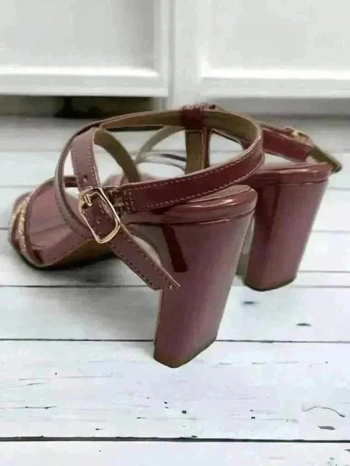 Coffee Brown Heels - cunei